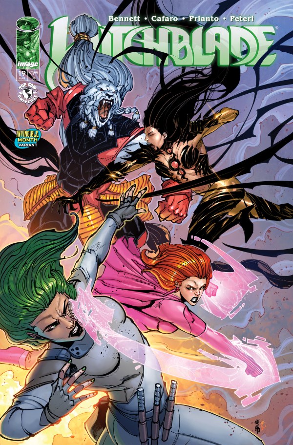 Witchblade #19 Cover E Giuseppe Cafaro Invincible Team-Up Variant
