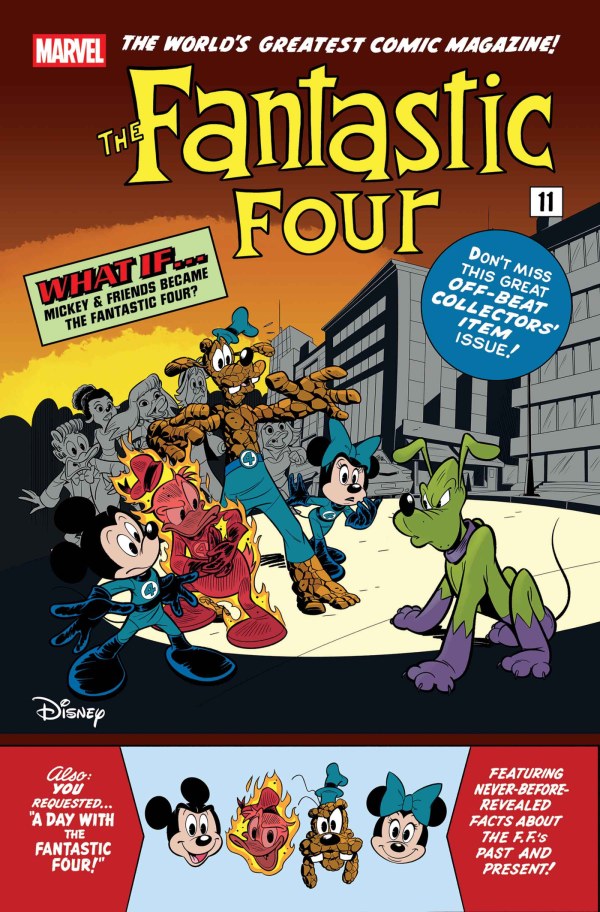 Fantastic Four #32 Emilio Urbano Disney What If? Variant