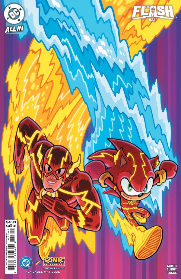 The Flash #33 Cover D Dan Hipp DC X Sonic Variant