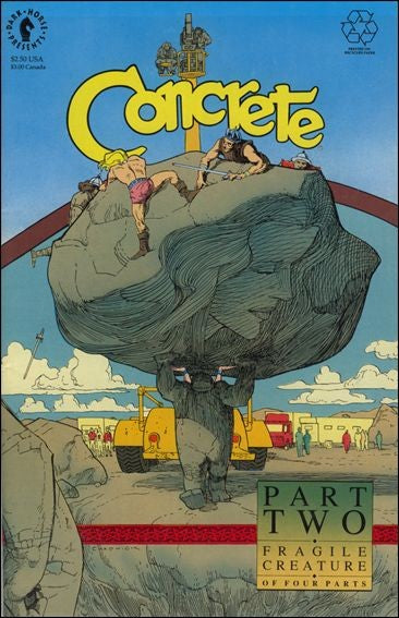 Concrete: Fragile Creature (1991) Full Set #1-4