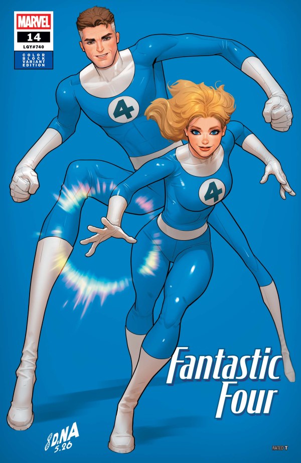 Fantastic Four #14 David Nakayama Color Block Blue Variant