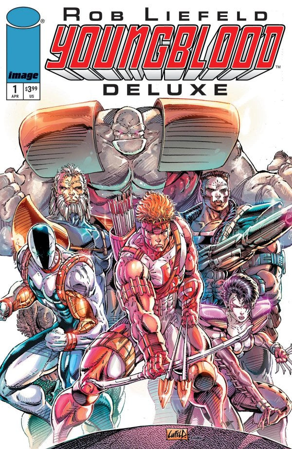 Youngblood Deluxe #1-4 Main Cover Full Set
