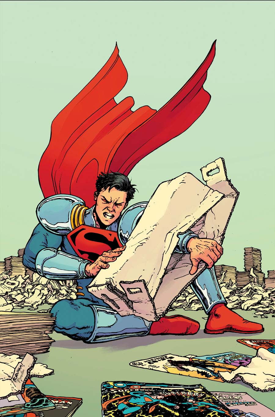 Superman #39 Cover D Chris Burnham Variant