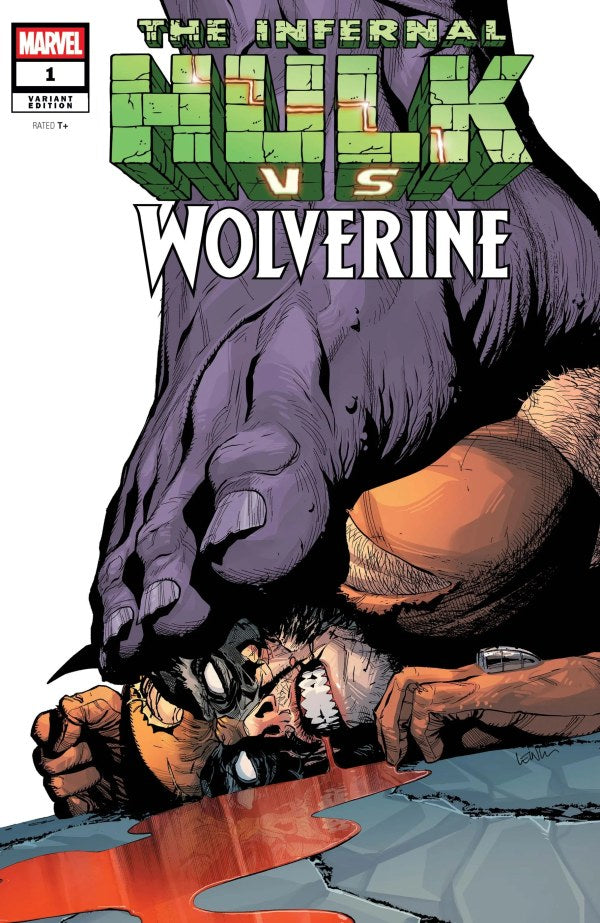 NFERNAL HULK VS. WOLVERINE #1 LEINIL YU VARIANT