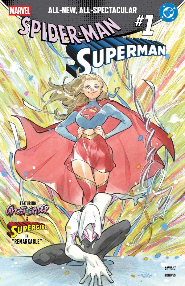 Marvel / DC: Spider-Man / Superman #1 Peach Momoko Variant