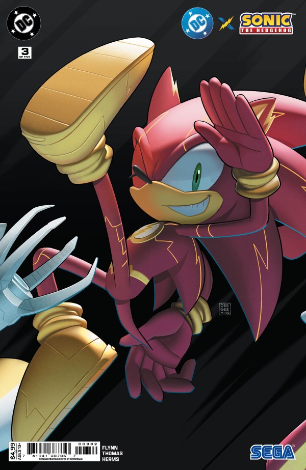 DC x Sonic the Hedgehog #1-5 Min Ho Kim Connecting Full Set