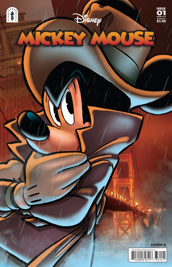 Mickey Mouse #1 Cover D 1:10 Andrea Freccero Wraparound Variant