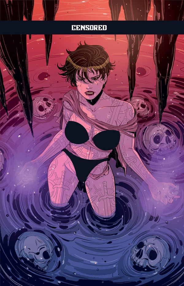 Barbaric: The Long Death #2 Cover F Luana Vecchio Black Bag Variant