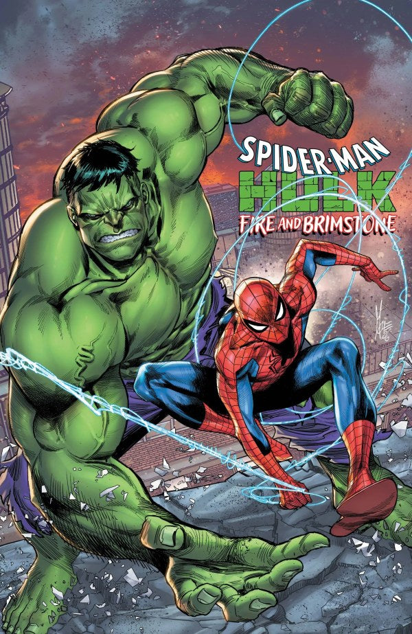 Spider-Man / Hulk: Fire and Brimstone #1 Marco Checchetto Foil Variant