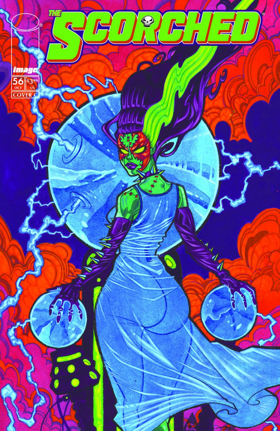 The Scorched #56 Cover C Shawn Crystal Halloween Monster Variant
