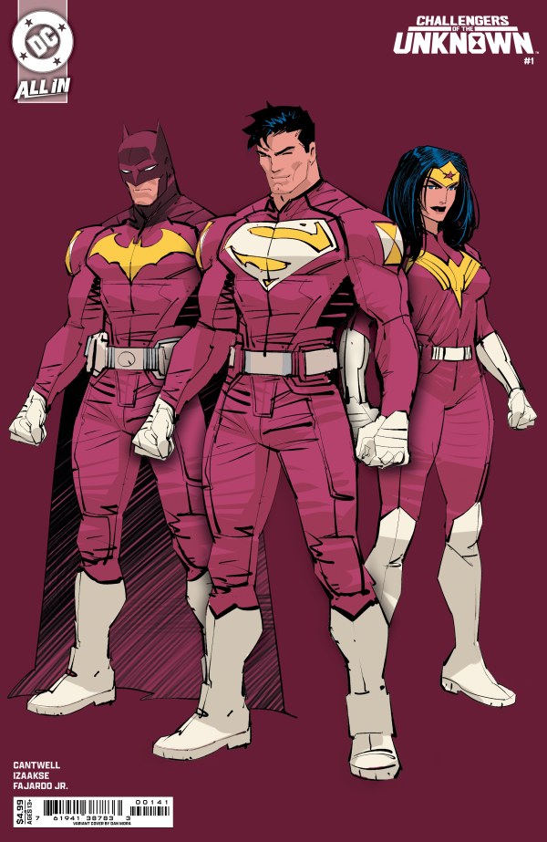 Challengers of the Unknown #1 Cover D Dan Mora Character Design