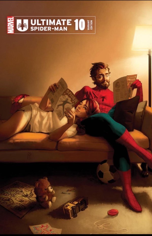 Ultimate Spider-Man #10 Unknown Comics / Comic Traders / Sleeping Giant Miguel Mercado Variant