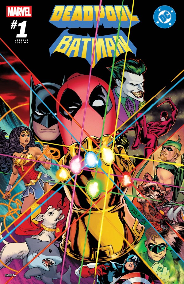 Marvel / DC: Deadpool / Batman #1 CGC 9.8 Russell Dauterman Homage Variant