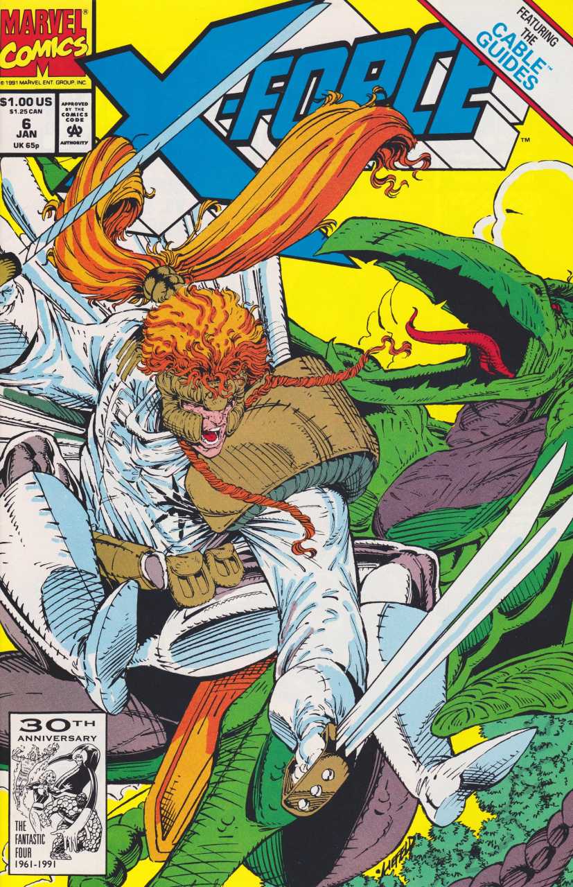 X-Force #1-10 (1991) Full Set (#1 Polybagged with X-Force Team Card)