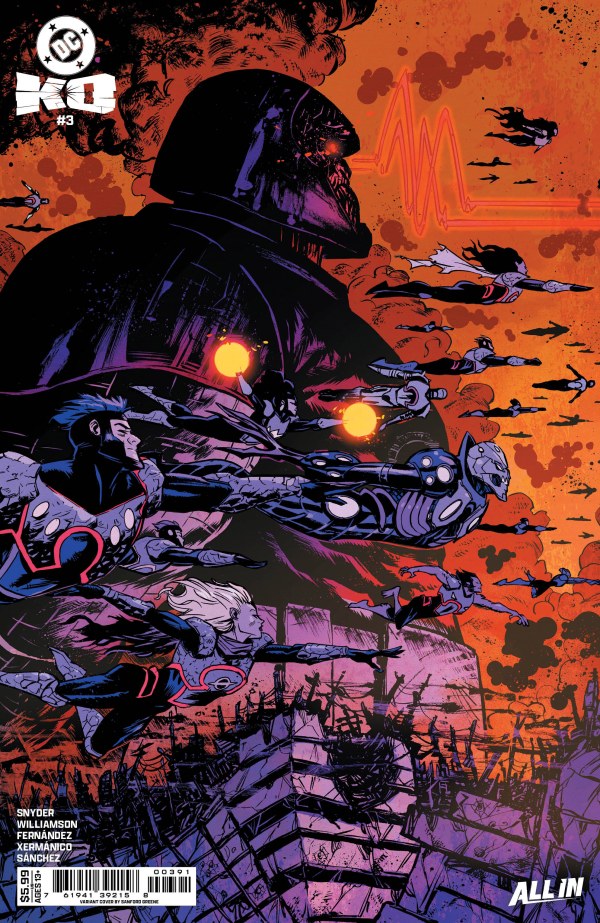 DC K.O. #3 Cover F Sanford Greene Darkseid Variant