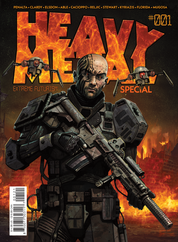Heavy Metal Extreme Futurism Special #1 Cover B Sedat Oezgen Variant