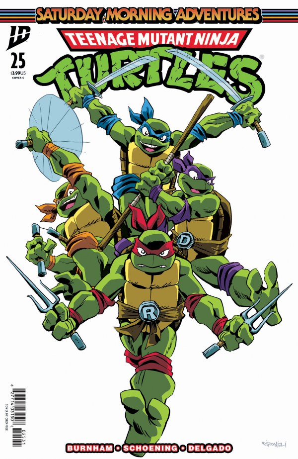 Teenage Mutant Ninja Turtles: Saturday Morning Adventures #25 Cover C Ciro Nieli Variant