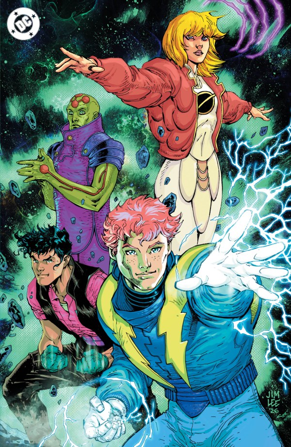 Legion of Super-Heroes #1 Cover G Jim Lee Foil Virgin Variant