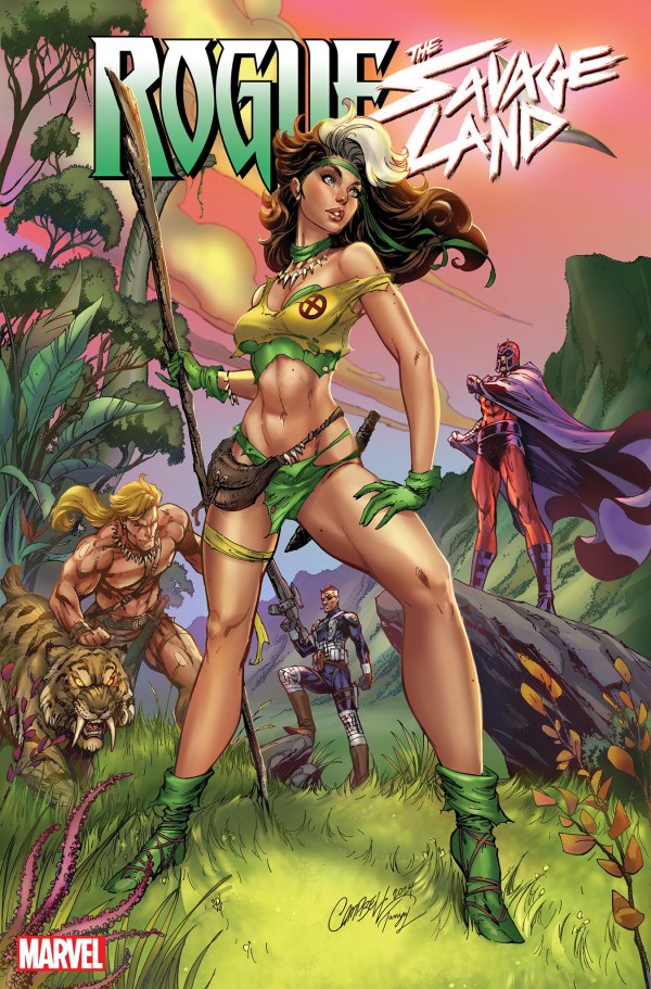 Rogue: The Savage Land #1-5 Full Set J. Scott Campbell Rogue Variant