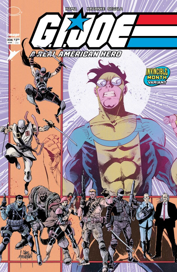 G.I. Joe: A Real American Hero #326 Cover D Chris Mooneyham Invincible Team-Up Variant