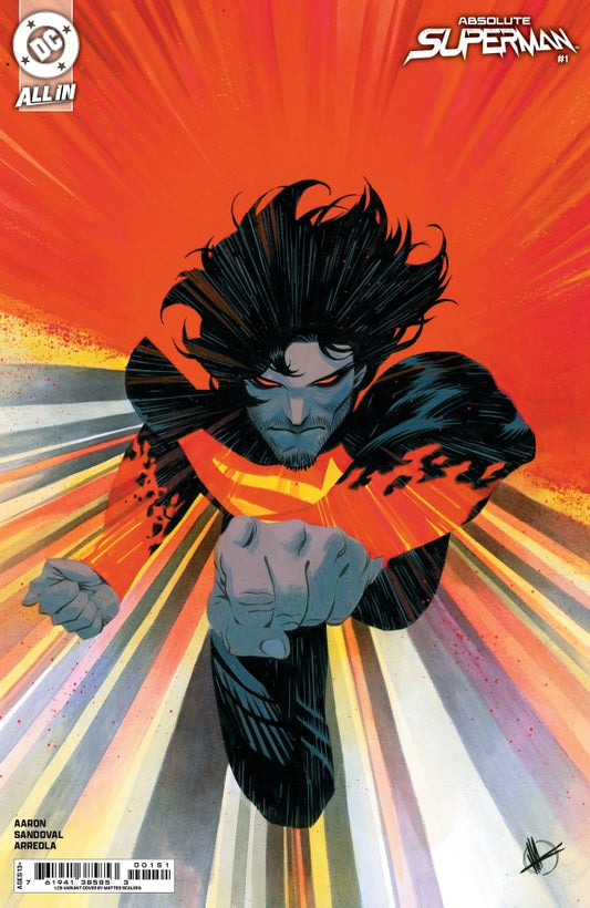 Absolute Superman #1 Cover F 1:25 Matteo Scalera Variant (FOMO Books Exclusive)