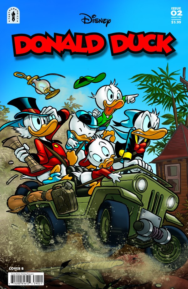 Donald Duck #2 Cover B Andrea Freccero Variant