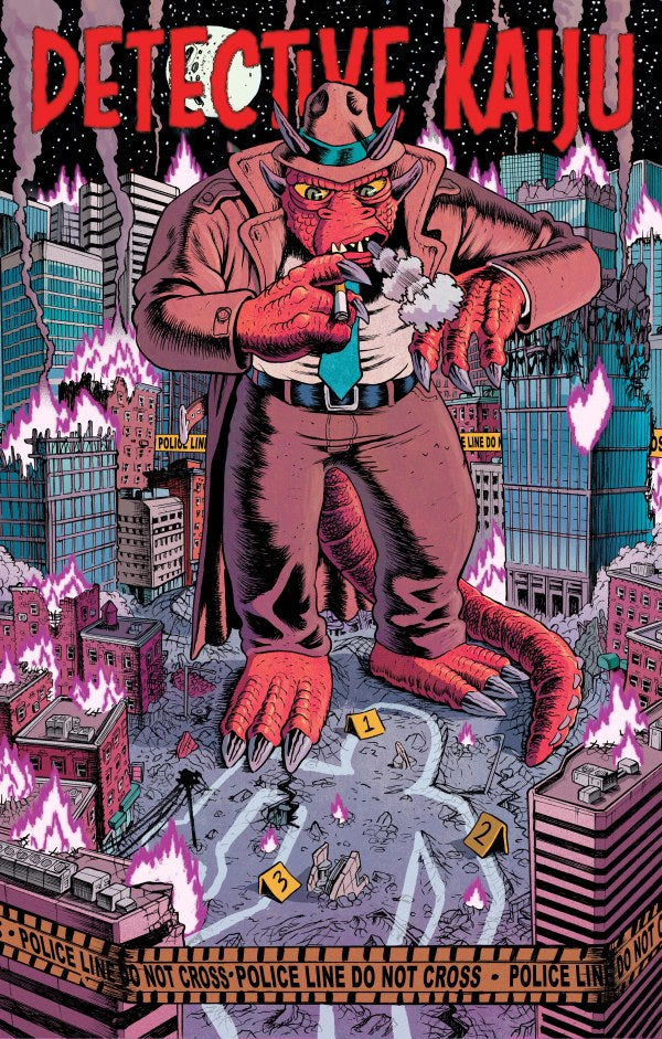 Detective Kaiju #1 Cover B Jake Smith Variant