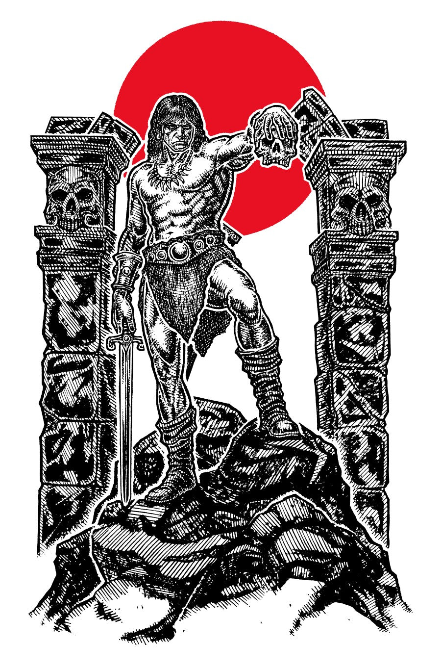 Conan the Barbarian: Tides of the Tyrant-King #2 Cover F Micah Ulrich Foil Virgin Variant
