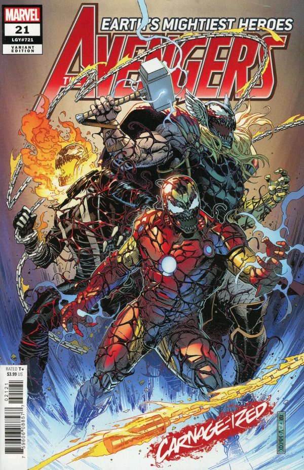 The Avengers #21 Carnage-ized Variant (2019)