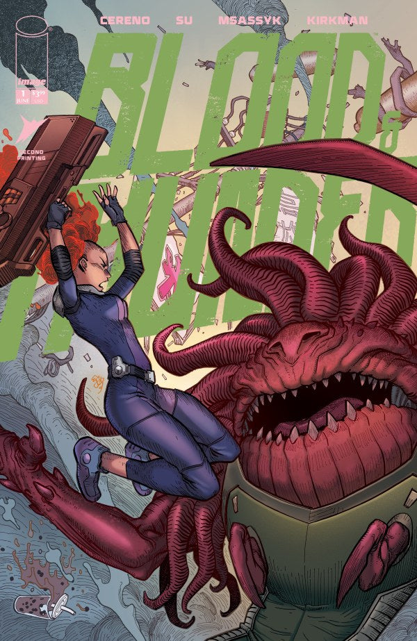 Blood & Thunder #1 2nd Printing E.J. Su