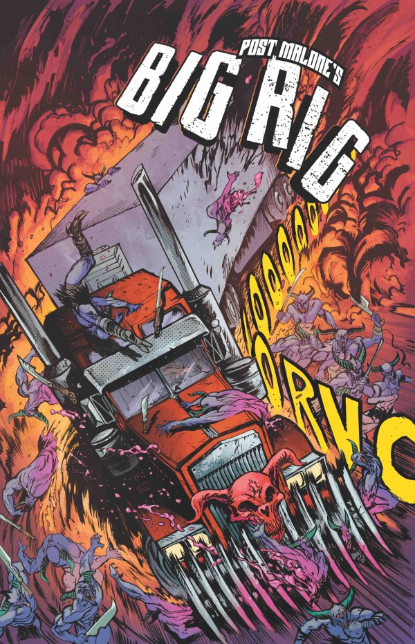 Post Malone's Big Rig #1 Cover G 1:10 Daniel Warren Johnson Variant