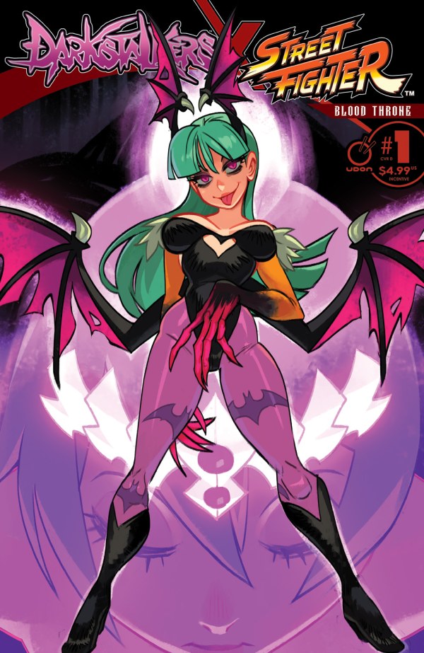 Darkstalkers X Street Fighter: Blood Throne #1 Cover D 1:5 Alex Ahad Variant
