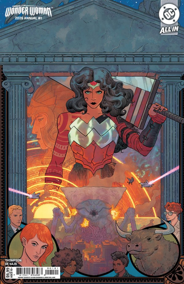 Absolute Wonder Woman 2026 Annual #1 Cover B Hayden Sherman Wraparound Variant