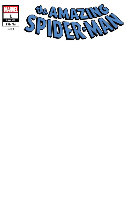 The Amazing Spider-Man #1 Blank Variant