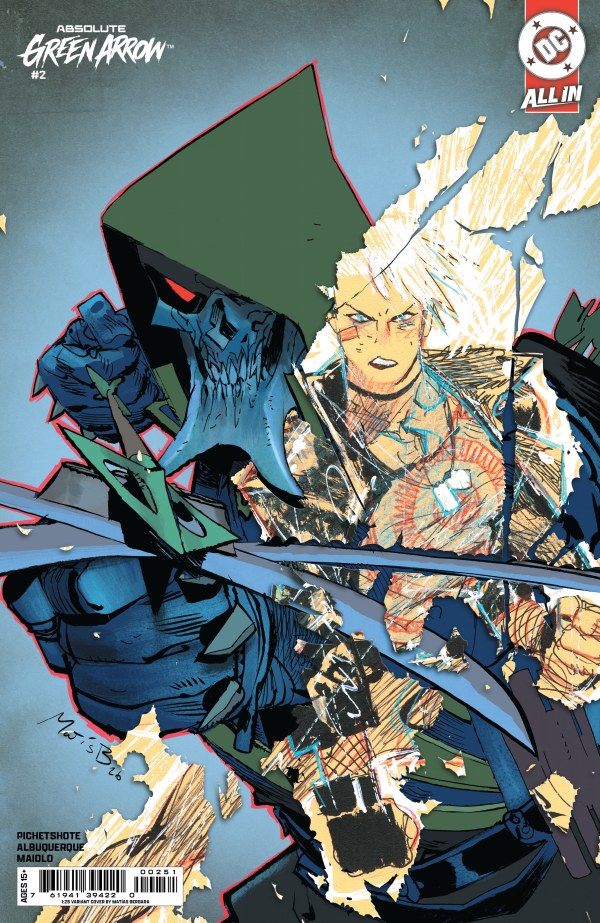 Absolute Green Arrow #2 Cover E 1:25 Matías Bergara Variant