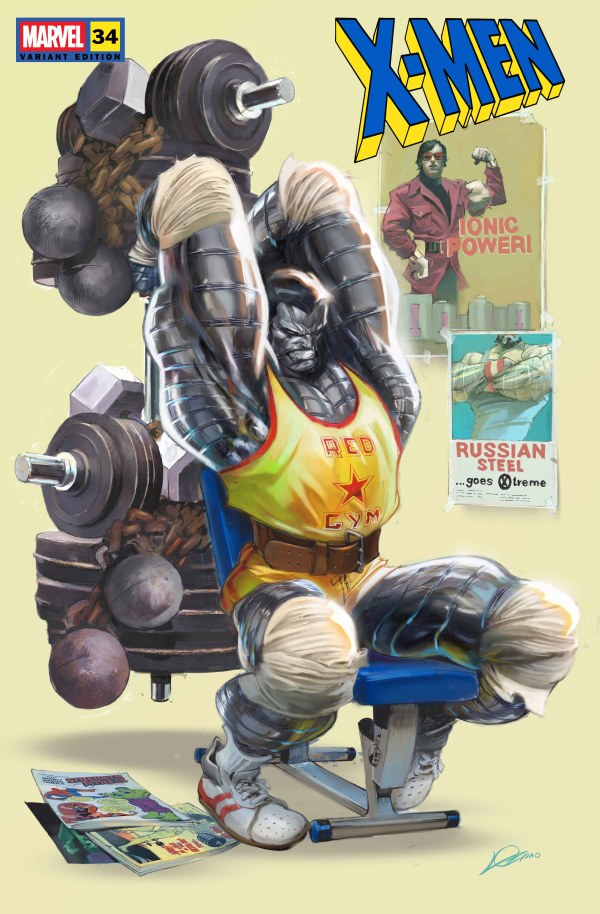 X-Men #34 Alexander Lozano '80s Colossus Variant