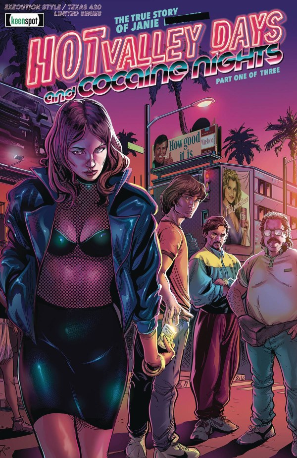 Hot Valley Days and Cocaine Nights #1 Cover C Farid Karami Foil Variant