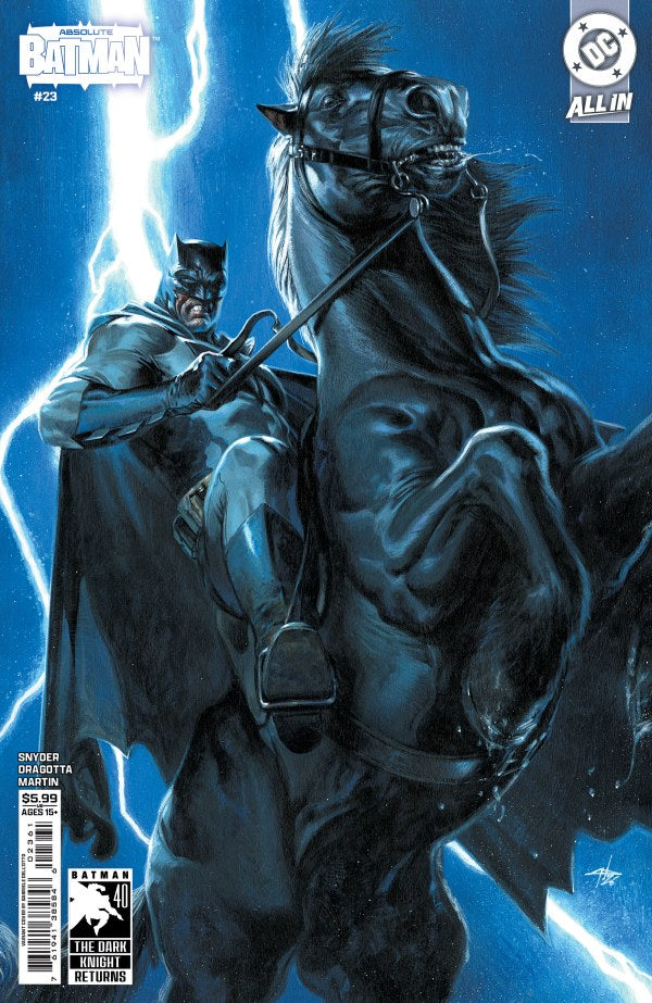 Absolute Batman #23 Cover E Gabriele Dell'Otto Dark Knight Returns 40th Anniversary Variant