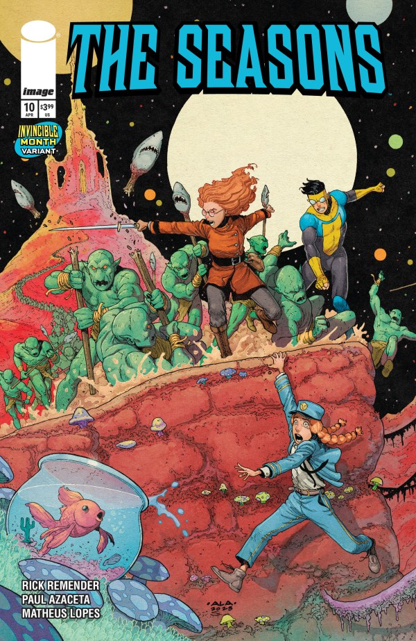 The Seasons #9 Cover C Paul Azaceta Invincible Team-Up Variant