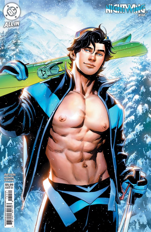 Nightwing #134 Cover E Travis Moore Sweater Weather Variant