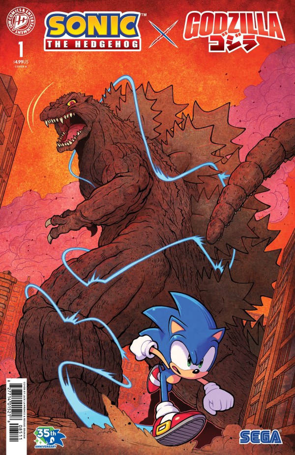 Sonic the Hedgehog x Godzilla #1