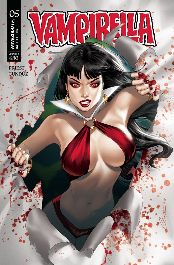 Vampirella #5 Cover D Elias Chatzoudis Variant