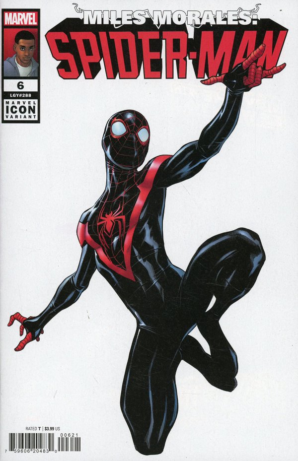 Miles Morales: Spider-Man #6 Stefano Caselli Marvel Icon Variant (2023)