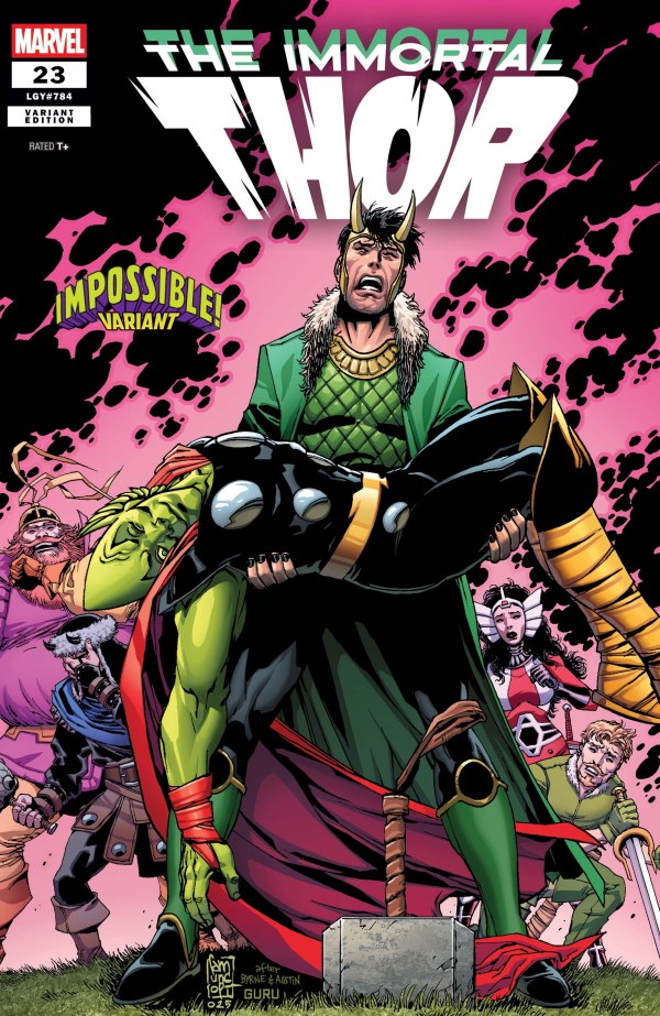 The Immortal Thor #23 Giuseppe Camuncoli Impossible! Variant