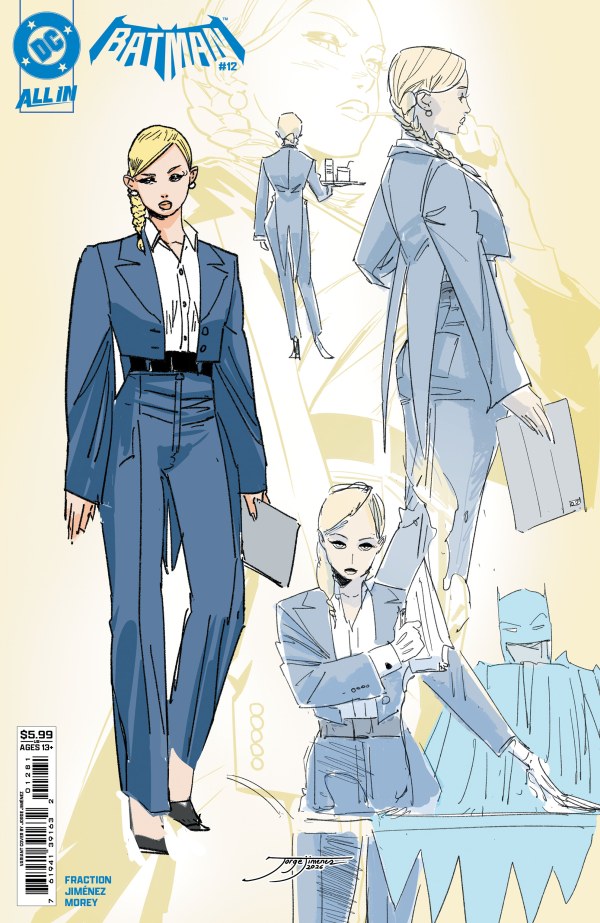 Batman #12 Cover G Jorge Jiménez Verity Pennyworth Design Variant