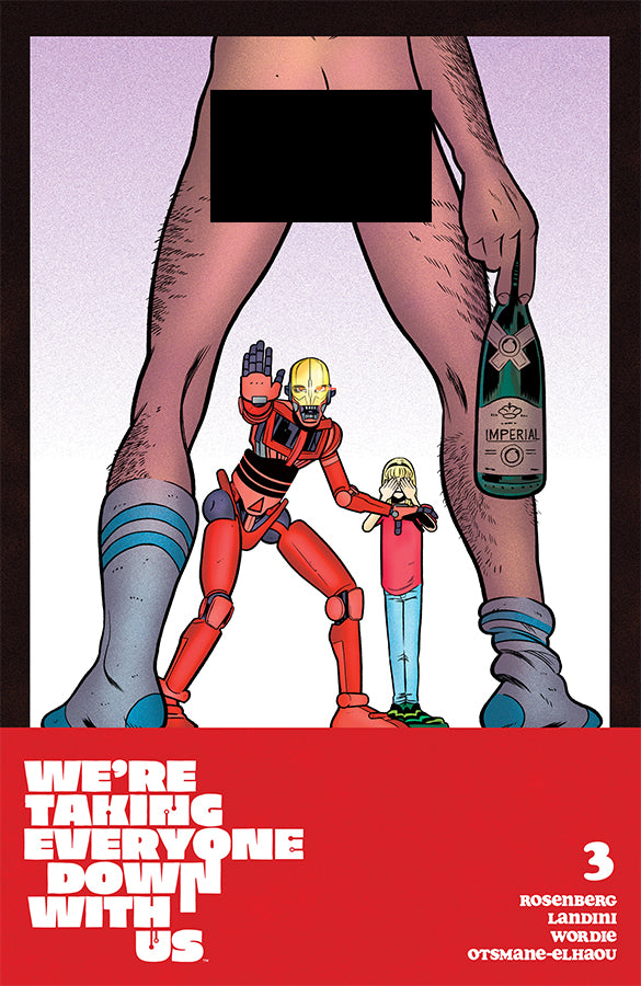 We're Taking Everyone Down with Us #3 Cover C Tyler Boss Polybagged Variant