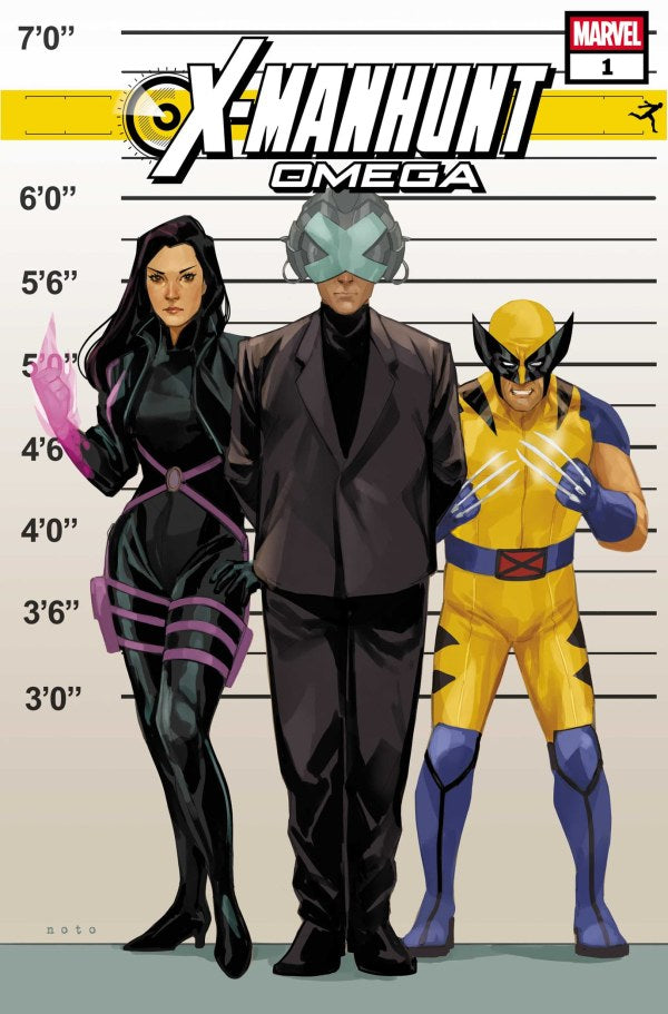 X-Manhunt Omega #1 Phil Noto X-Manhunt Connecting Variant