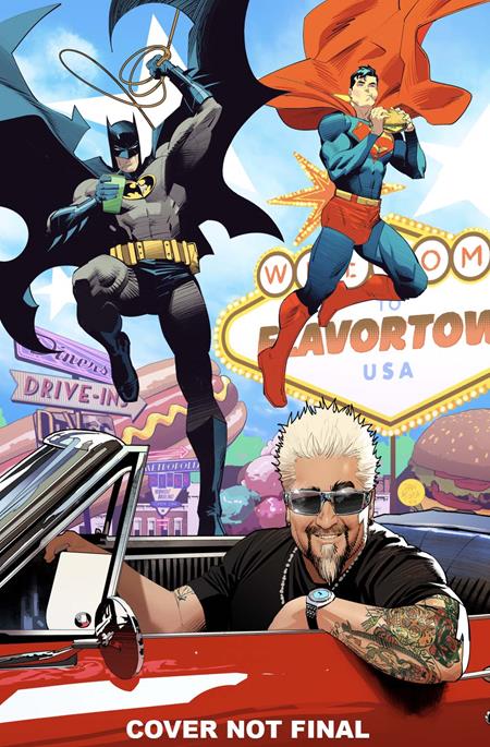 Batman / Superman: World's Finest #37 Cover D Dan Mora Guy Fieri Cameo Variant