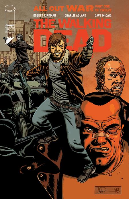 The Walking Dead Deluxe #115 Cover B Charlie Adlard Variant