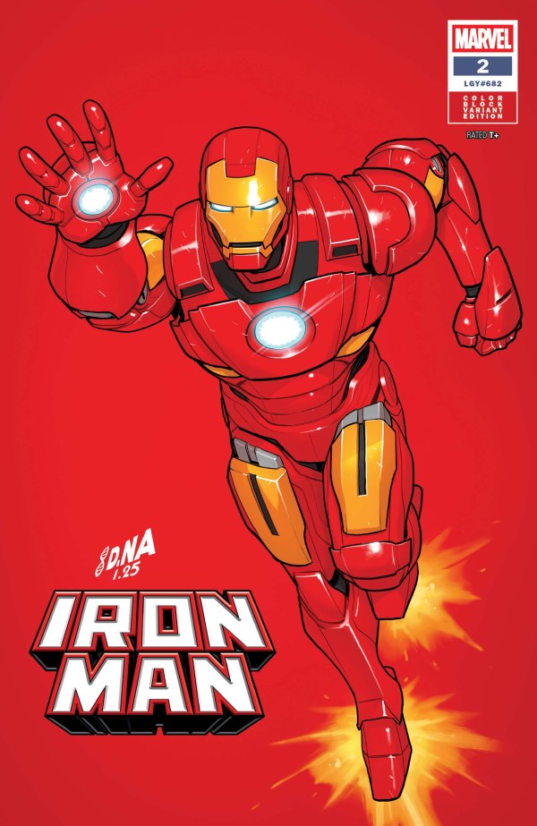 Iron Man #2 David Nakayama Color Block Red Variant